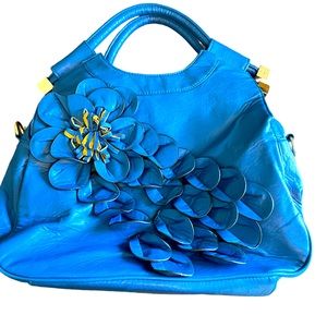 Jolie Folie Royal Blue Hobo Bag